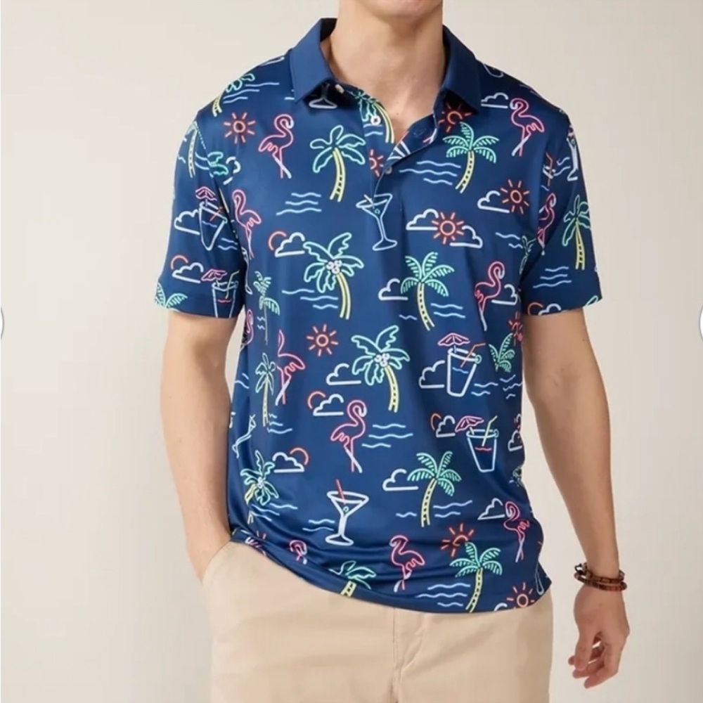 Chubbies Blue and Pink Shirts
